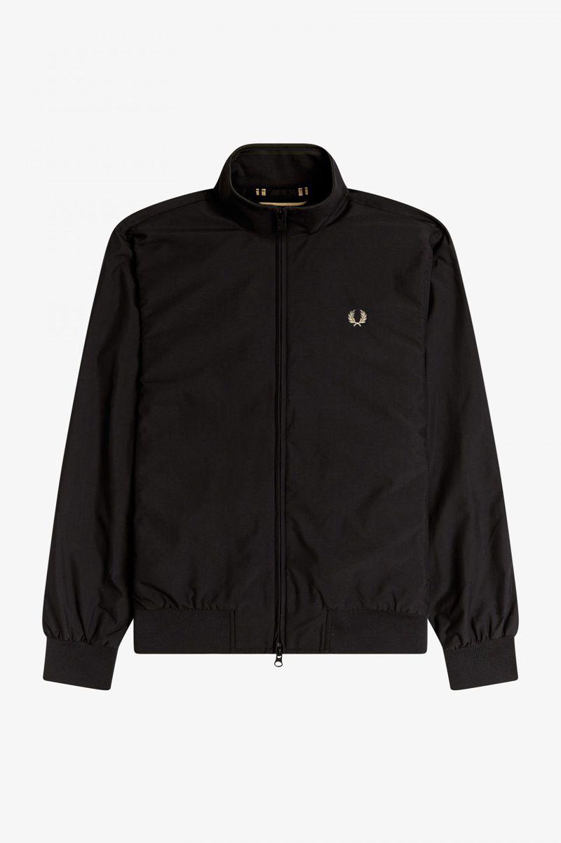 Geaca Barbati Fred Perry Brentham Negrii | RO 1180YXFU